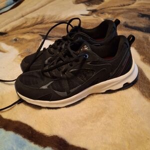 Ryka Black and White Womens Athletic Sneakers